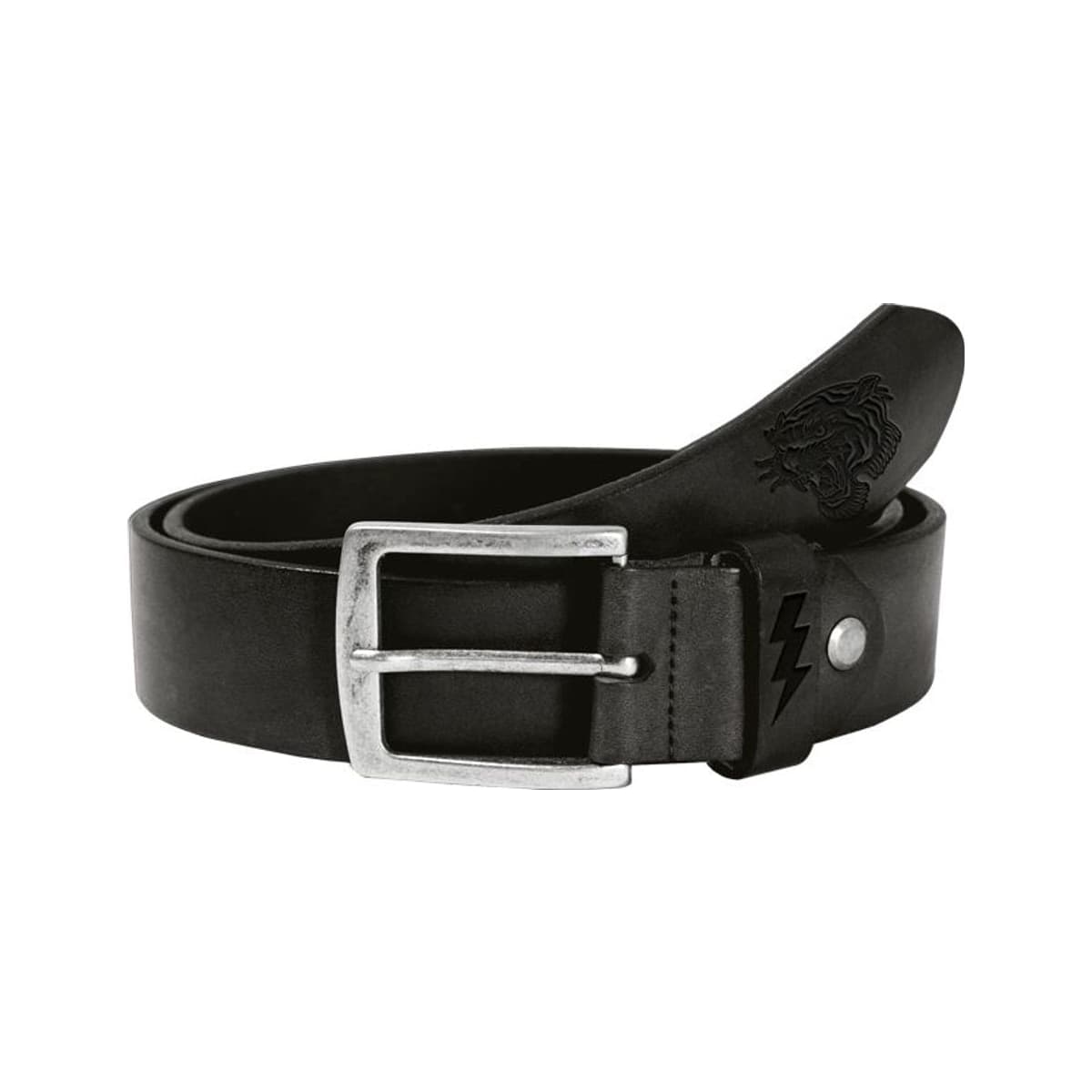 Ремень кожаный John Doe Tiger Black JLB1001