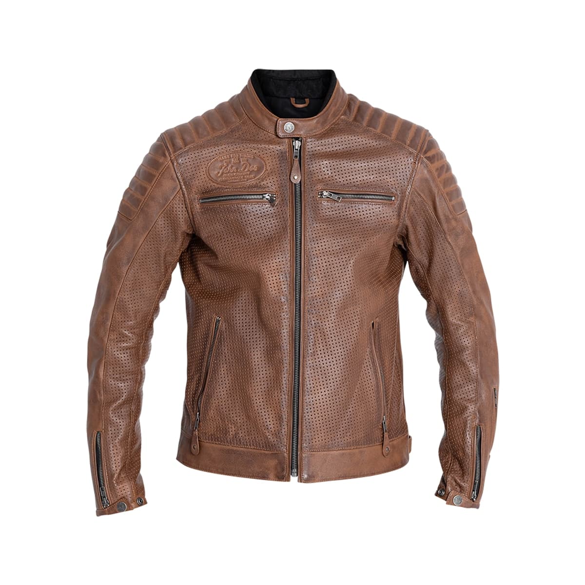 Кожаная куртка John Doe Storm Leather Tobacco