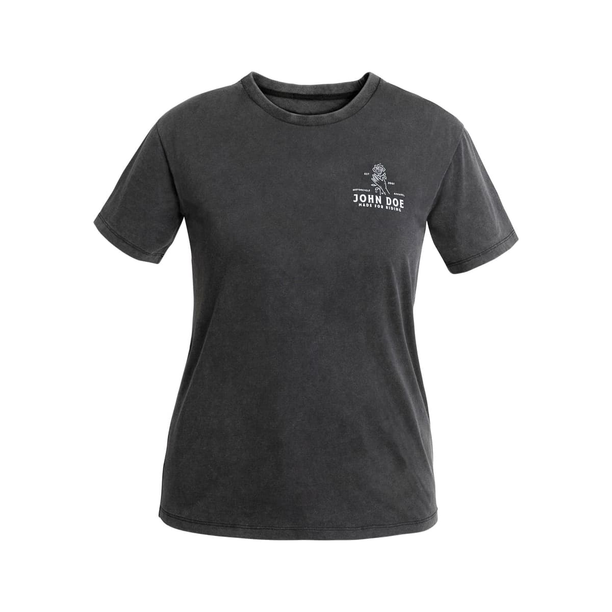 John Doe T-Shirt Women Rose Fade Out Black